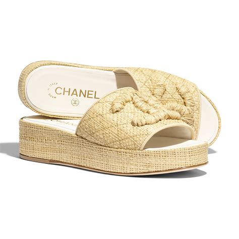 chanel beige santal|chanel interlocking sandals.